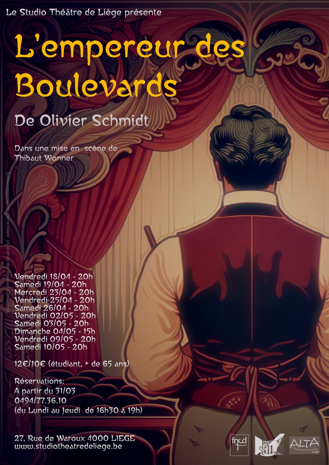 Affiche spectacle jeune public étoiles