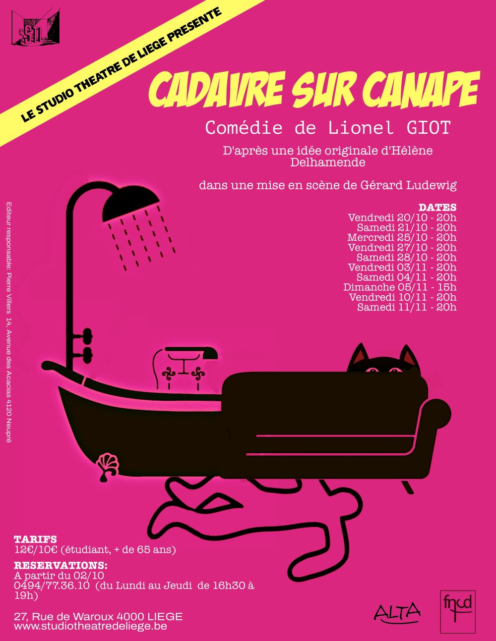 Affiche improvisation sur scène